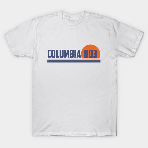 803 Columbia South Carolina Area Code T-Shirt by Eureka Shirts